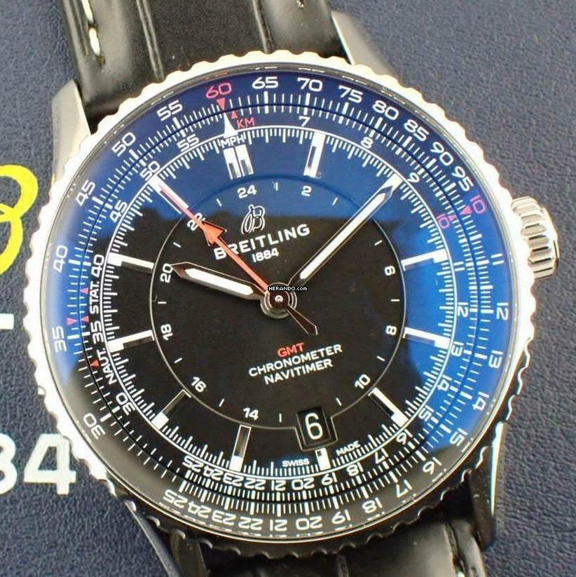 Breitling Navitimer GMT Automatic GMT 41 NEW FULL SET