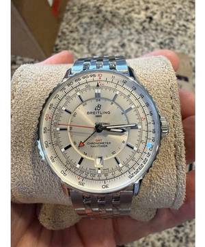  Breitling Navitimer GMT Automatic GMT 41 NEW FULL SET 