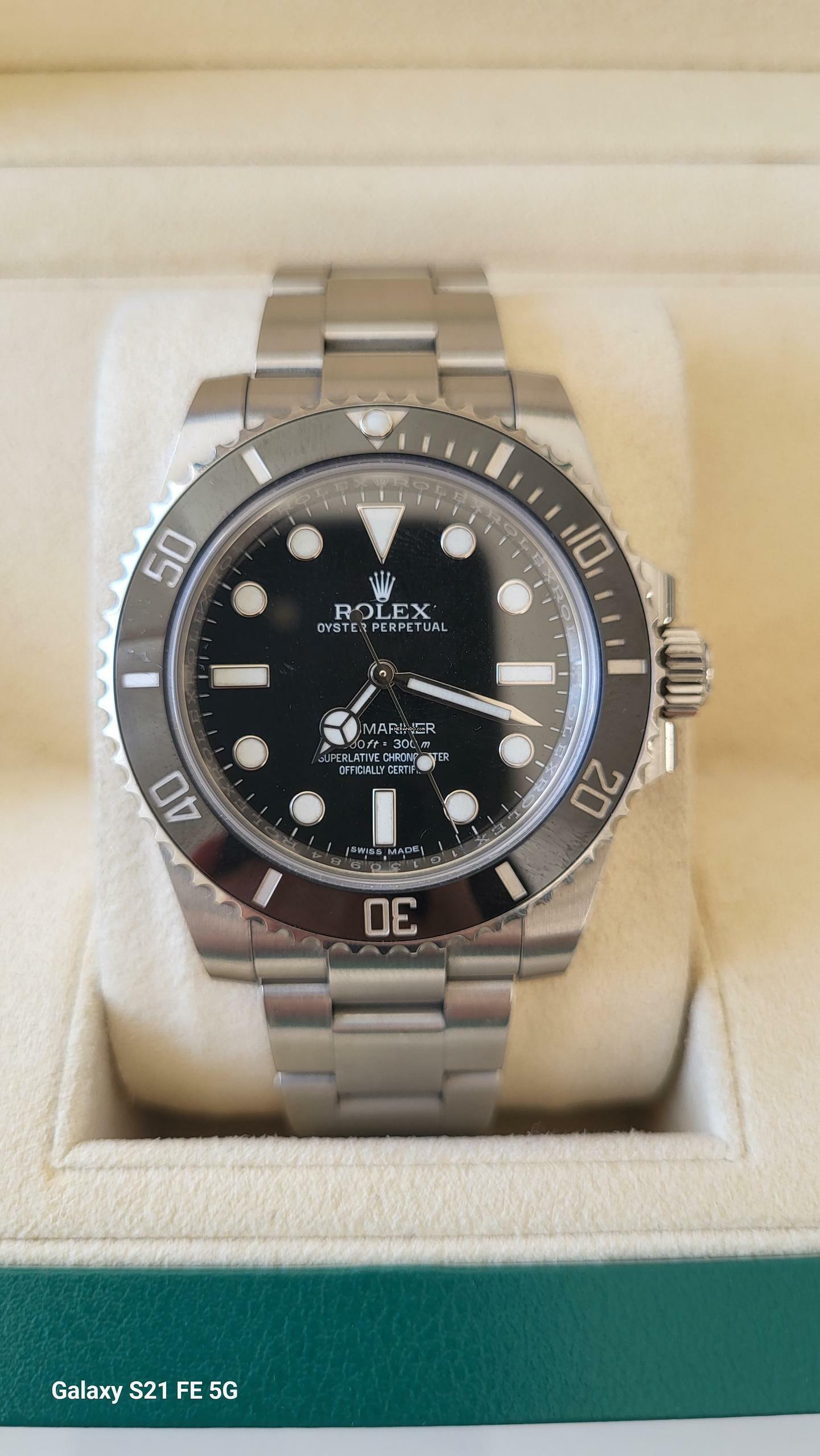 Rolex Submariner (No Date) 114060 </h1>
