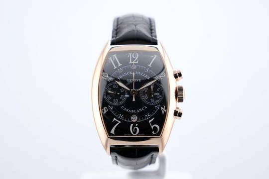  Franck Muller Casablanca Chronograph Pink Gold - Black Dial - 24 Months Warranty - 8880 C CC DT 