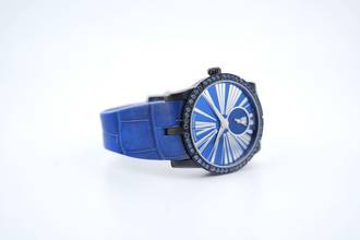 Thumbnail von Roger Dubuis Excalibur 36 Limited Edition Blackened Titanium - Sapphire Setting - 24 Months Warranty DBEX0612