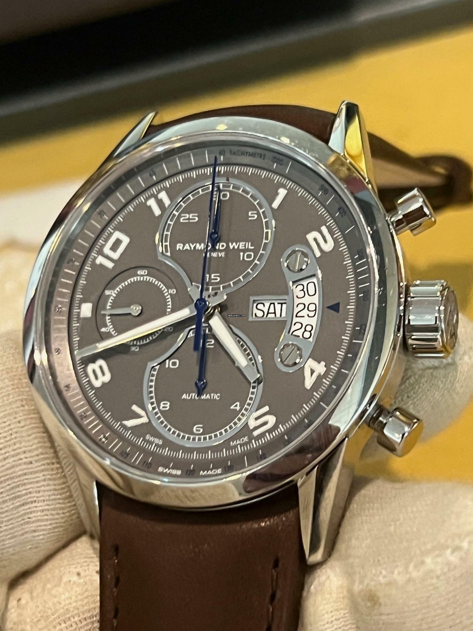 Raymond Weil Freelancer 7730-STC-05600 Freelancer Chronograph mit Service Box Neuer Service 06/2025