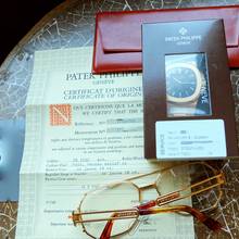 Thumbnail von Patek Philippe Nautilus 3700/1 Nautilus GÜBELIN 18k Gelbgold+ 3700/1 BEYER ST. Full Set double GENEVA Sealed </h1>