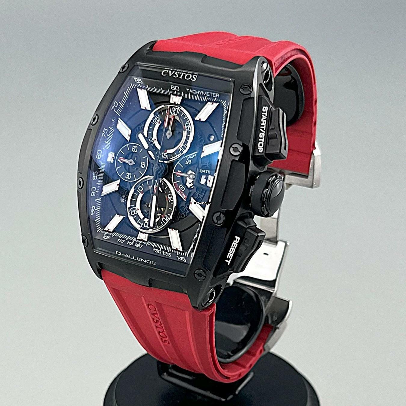 Cvstos Challenge Chrono GT Limited Edition Monaco No. 8/10 Stück weltweit Leder Kautschuk