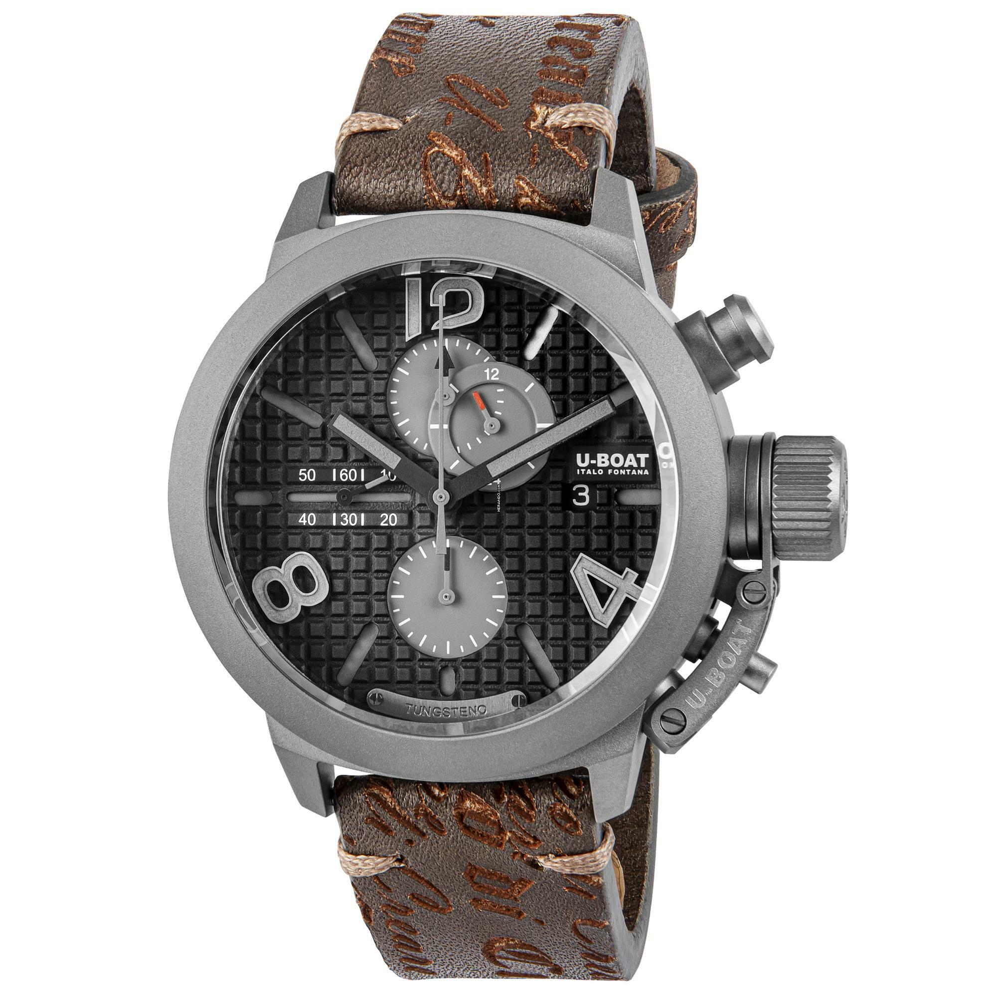 U-Boat Classico 45 Titamium Tungsteen Black Right Hook 3005 limitiert XX/99