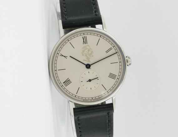  NOMOS Ludwig Glashütte Jubiläumsuhr Ludwig für Siemens 35mm 