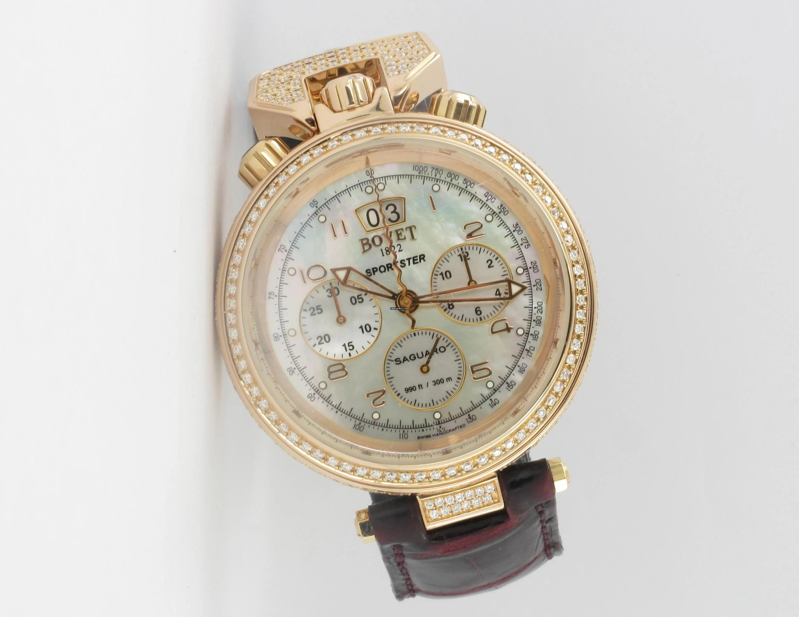 Bovet Sportster Saguaro Factory Diamond Roségold