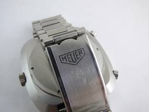 Thumbnail von Heuer Silverstone Fume Vintage unpolished / original Bracelet </h1>