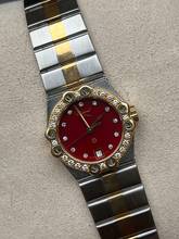 Thumbnail von Chopard St. Moritz 26mm - rare red stella diamond dial box and papers </h1>