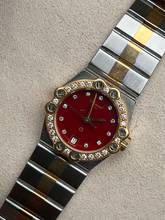 Thumbnail von Chopard St. Moritz 26mm - rare red stella diamond dial box and papers </h1>