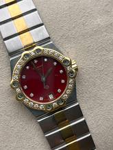 Thumbnail von Chopard St. Moritz 26mm - rare red stella diamond dial box and papers </h1>