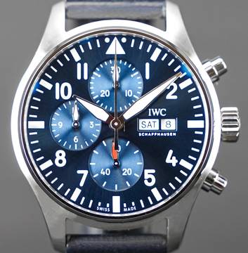  IWC Fliegeruhr Chronograph Pilots Watch Chronograph Blue Dial 2025 NEW 