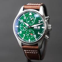 Thumbnail von IWC Fliegeruhr Chronograph Pilots Watch Chronograph Green Dial 2025 NEW