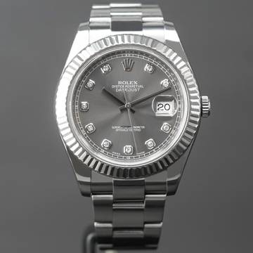  Rolex Datejust II 41mm Diamond Dial LC EU 