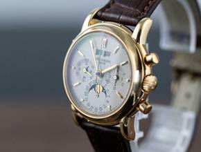 Thumbnail von Patek Philippe Perpetual Calendar Chronograph 3970EJ | Full Set | 3. Series