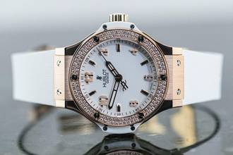 Thumbnail von Hublot Big Bang 38 mm Diamond | 361.PE.2010.RW.1104 | Full Set 2018 | Hublot Service 2025