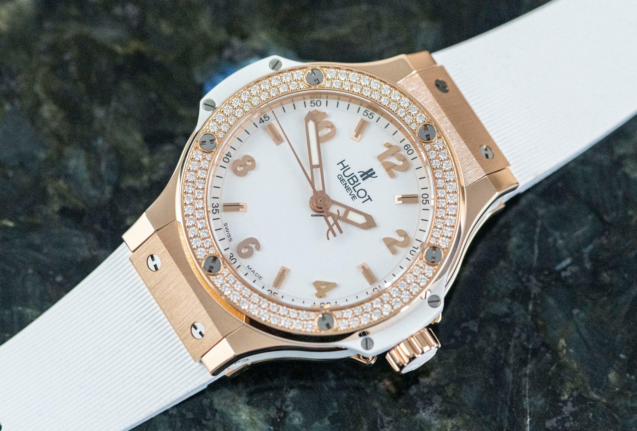 Hublot Big Bang 38 mm Diamond | 361.PE.2010.RW.1104 | Full Set 2018 | Hublot Service 2025