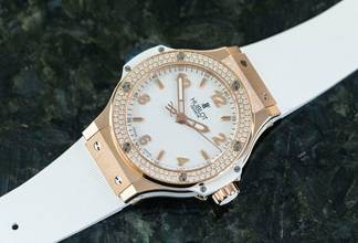 Thumbnail von Hublot Big Bang 38 mm Diamond | 361.PE.2010.RW.1104 | Full Set 2018 | Hublot Service 2025