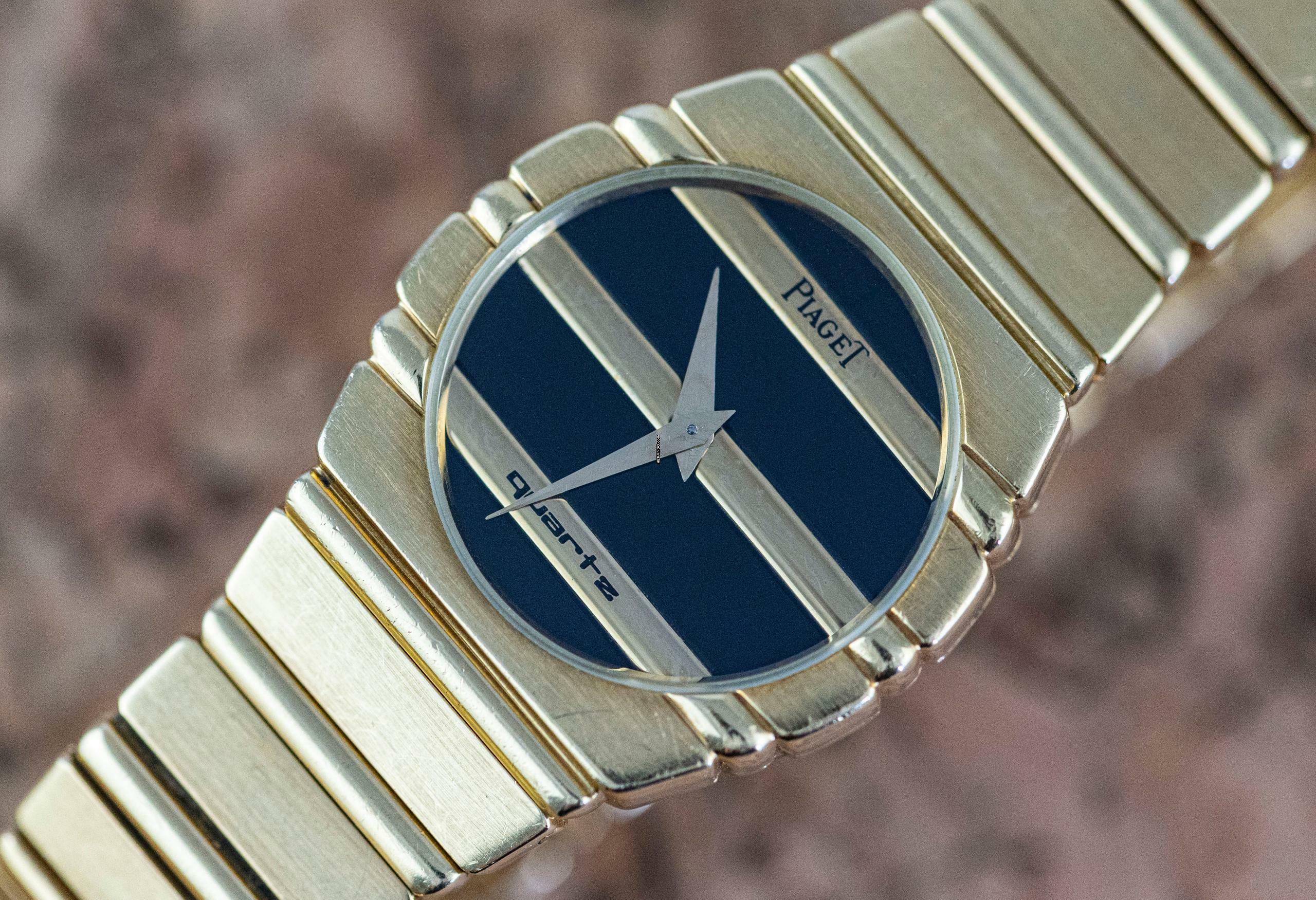 Piaget Polo very rare Vintage Polo | 761 C 701 D | Onyx dial | Yellowgold </h1>