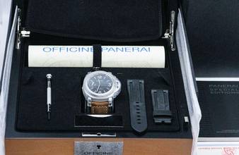 Thumbnail von Panerai Luminor Marina Limited Edition Munich | PAM00434 | Full Set | triple packaging </h1>