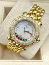 Thumbnail von Chopard Happy Sport Yellwogold 18Kt. Factory Diamonds Quartz with Papers Top Condition </h1>