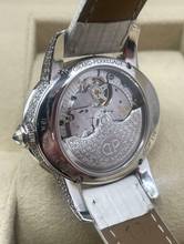 Thumbnail von Girard Perregaux Cat's Eye Whitegold Mop Dial Original Diamond Setting Automatic Top Condition </h1>