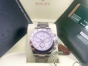 Thumbnail von Rolex Daytona White APH Dial NEW,UNWORN FULLY STICKERS+QR Code Full Set box+papers - long clasp