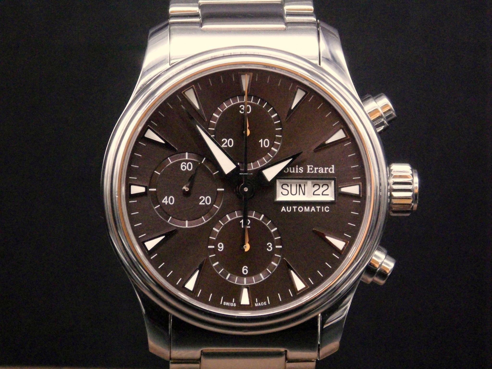 Louis Erard Héritage Day Date Chronograph Automatik 40mm </h1>