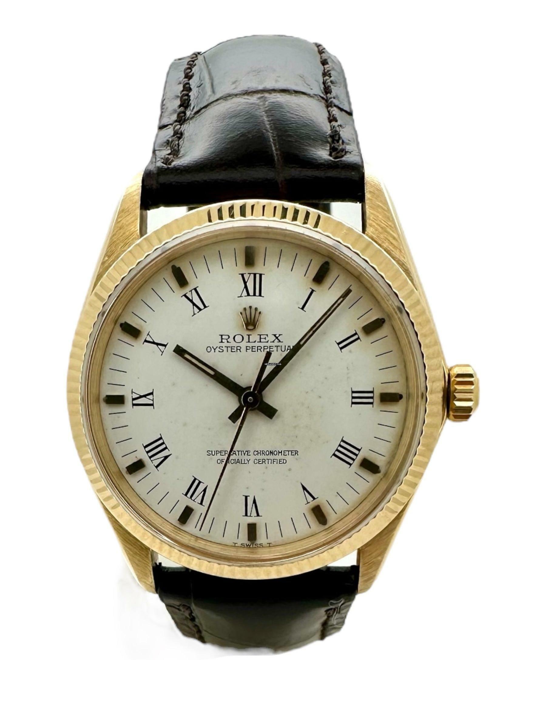 Rolex Oyster Perpetual 34 mm Referenz 1005 8