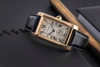 Thumbnail von Cartier Tank Américaine 18k (0,750) Gold Quarz Unisex Ref. W2600351