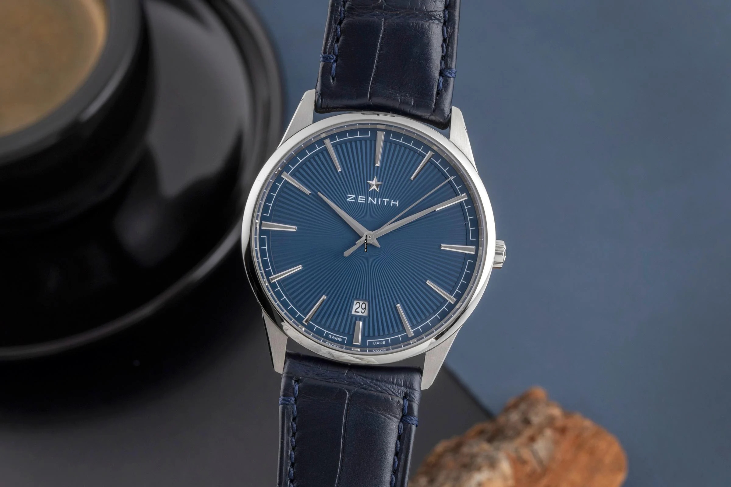 Zenith Elite Stahl Automatik Herren Ref. 3.3100.670/02.C922 Box & Papiere 2023