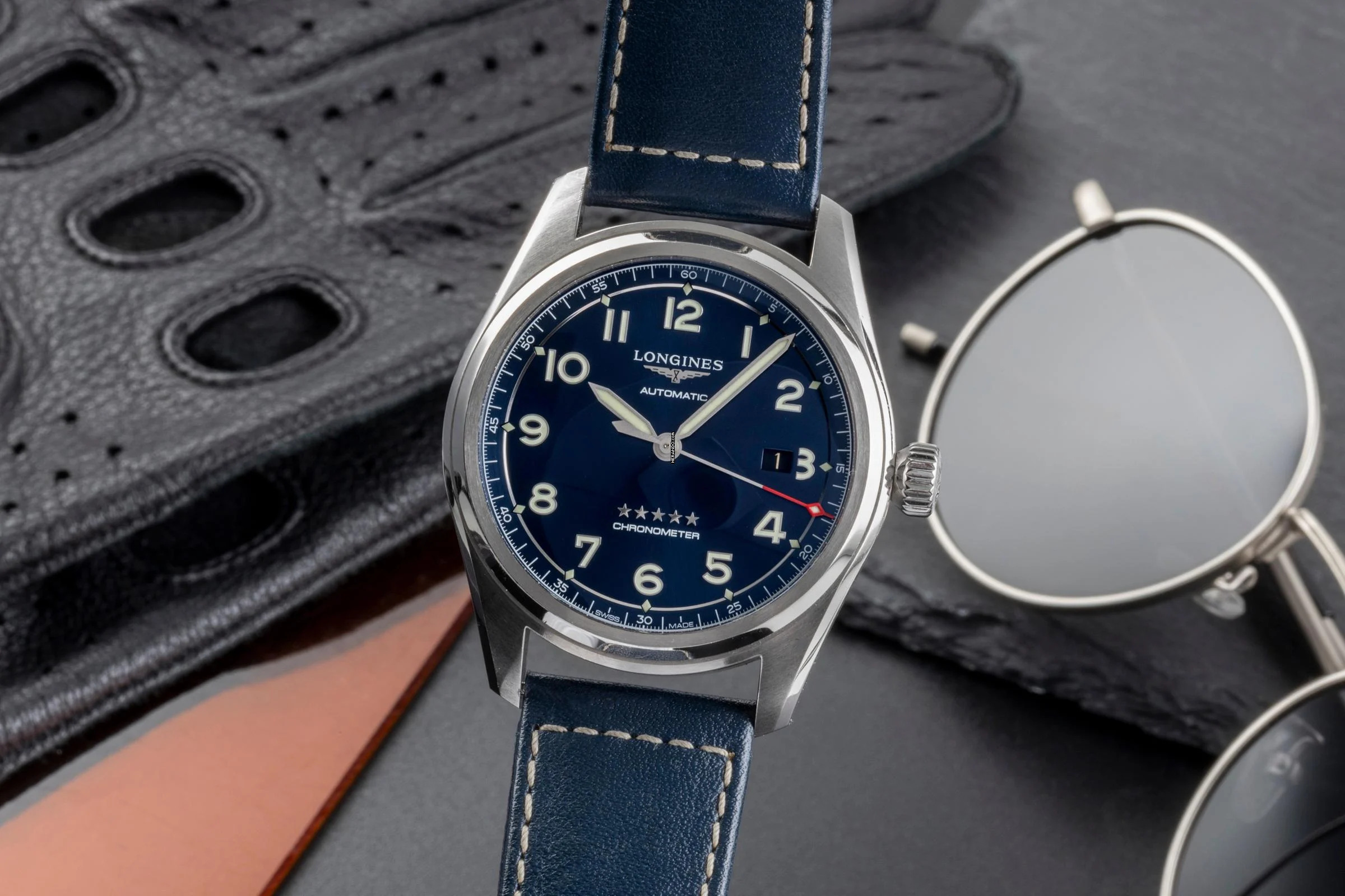 Longines Spirit Automatik Stahl Herrenuhr Ref. L3.811.4.93.0 Box & Papiere 2021