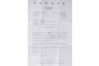 Thumbnail von Cartier Santos Dumont Black Lacquer Handaufzug Herrenuhr Ref. WSSA0046 B&P 2024