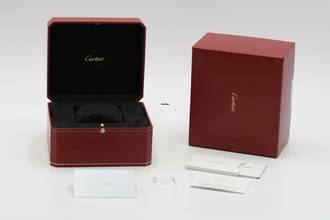 Thumbnail von Cartier Santos Dumont Black Lacquer Handaufzug Herrenuhr Ref. WSSA0046 B&P 2024