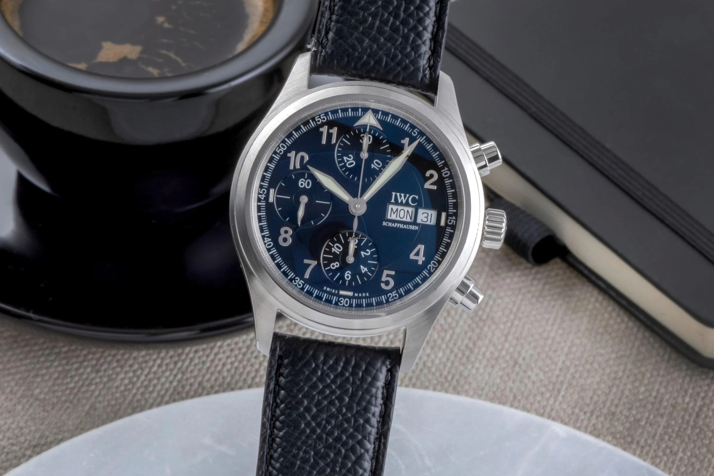 IWC Fliegeruhr Chronograph Fliegerchronograph Chronograph Stahl Automatik Herrenuhr Ref. IW370618