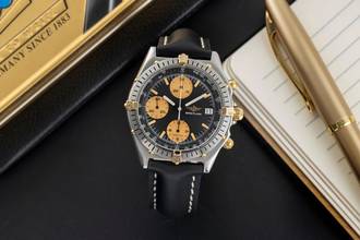 Thumbnail von Breitling Chronomat Chronograph Stahl Automatik Herren Ref. B13055 Papiere 1997