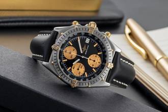 Thumbnail von Breitling Chronomat Chronograph Stahl Automatik Herren Ref. B13055 Papiere 1997