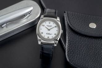 Thumbnail von Rolex Cellini 18K (0,750) Weissgold Handaufzug Herrenuhr Ref. 5320 Klassiker