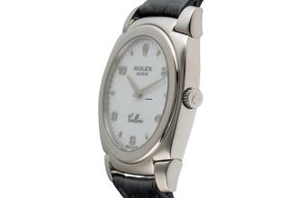 Thumbnail von Rolex Cellini 18K (0,750) Weissgold Handaufzug Herrenuhr Ref. 5320 Klassiker