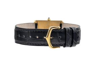 Thumbnail von Cartier Tank Vermeil Silber vergoldet Quarz unisex Ref. 6 81006 Klassiker