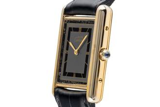 Thumbnail von Cartier Tank Vermeil Silber vergoldet Quarz unisex Ref. 6 81006 Klassiker