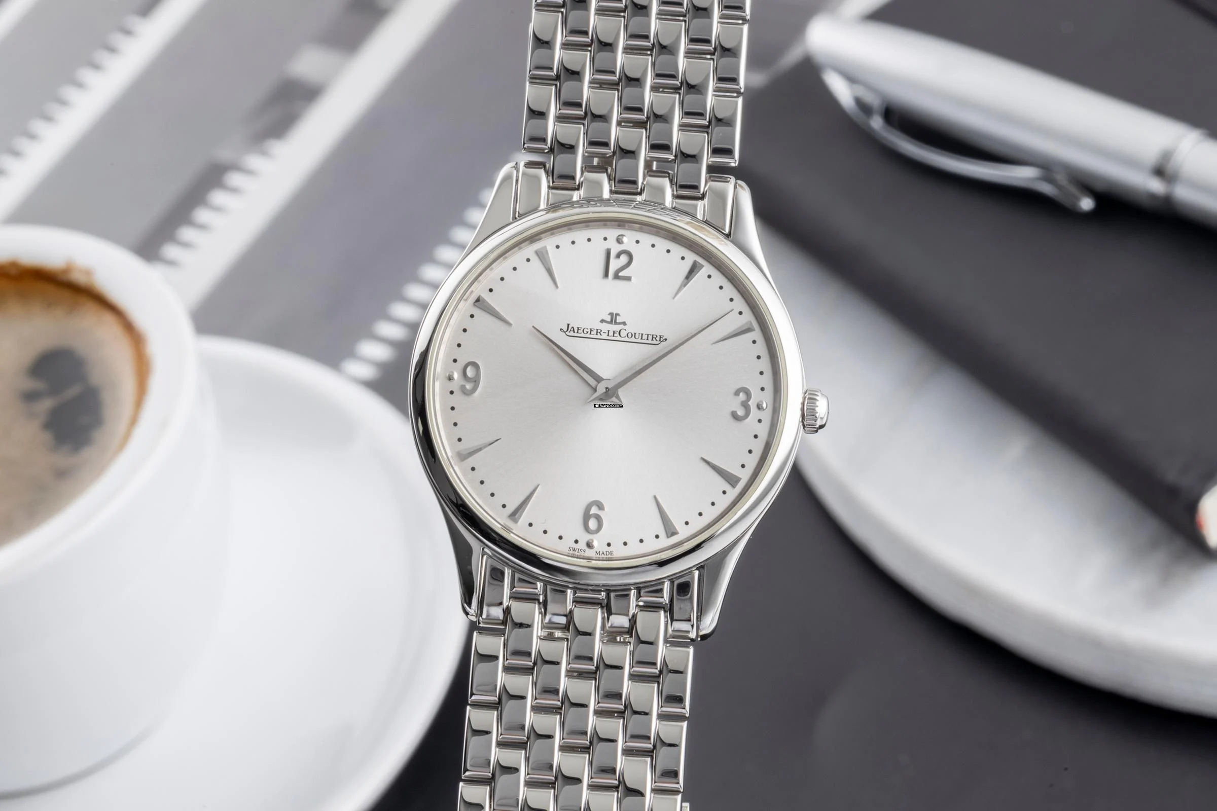 Jaeger-LeCoultre Master Ultra Thin 38 Handaufzug Stahl Ref. Q1348120 172.8.79.S