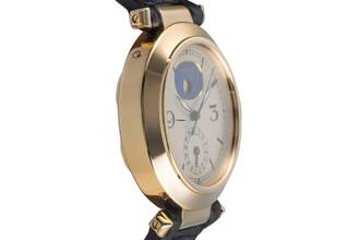 Thumbnail von Cartier Pasha De Cartier Mondphase 18K (0,750) Gold Herrenuhr Ref. 30001