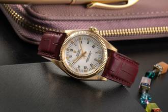 Thumbnail von Rolex Oyster Perpetual 31 18k (0,750) Gold Automatik Damenuhr Ref. 6751