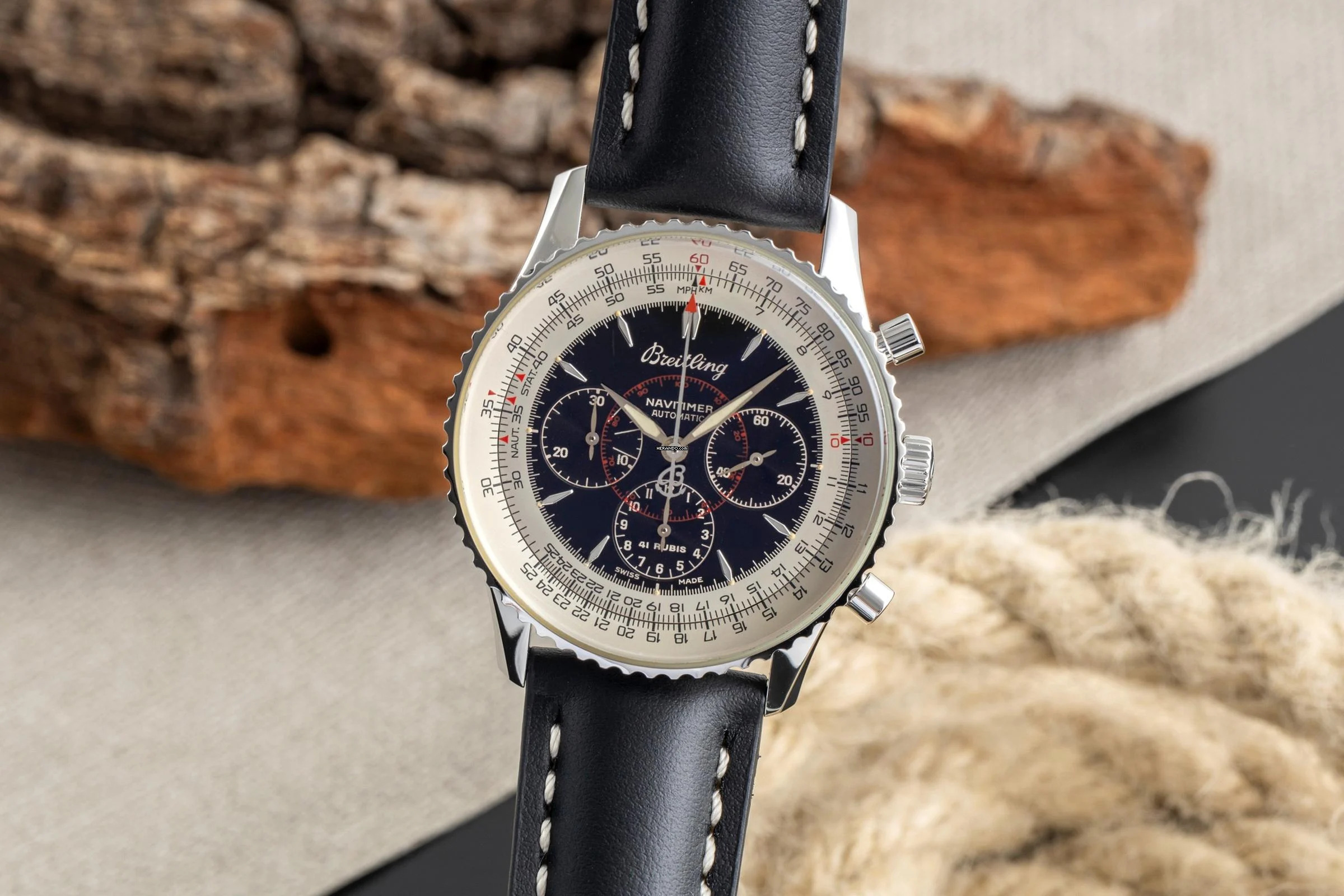 Breitling Montbrillant Navitimer Montbrillant Chronograph Stahl Automatik Ref. A30030.4