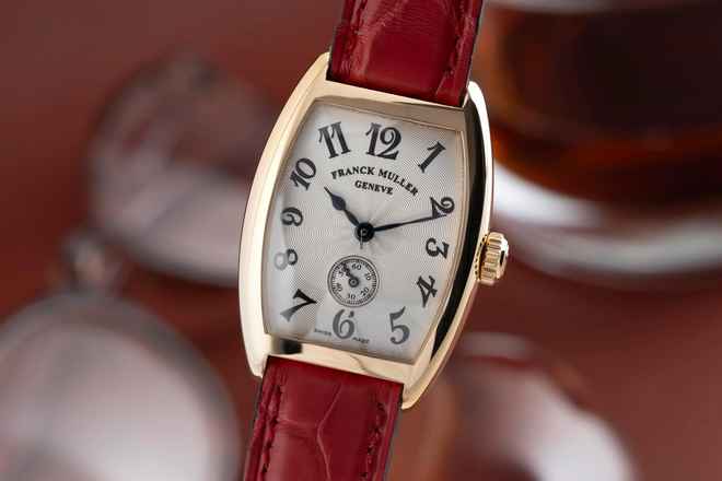  Franck Muller Cintrée Curvex 18K Gold Handaufzug Damenuhr Ref. 1752 S6  