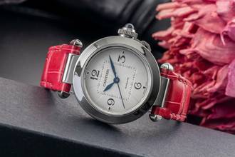 Thumbnail von Cartier Pasha de Cartier Herrenuhr Automatik Stahl Damenuhr Ref. WSPA0012