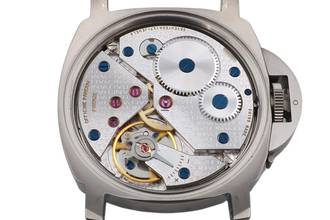 Thumbnail von Panerai Luminor Marina Handaufzug Titan Herrenuhr Ref. PAM00061 Klassiker