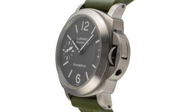Thumbnail von Panerai Luminor Marina Handaufzug Titan Herrenuhr Ref. PAM00061 Klassiker