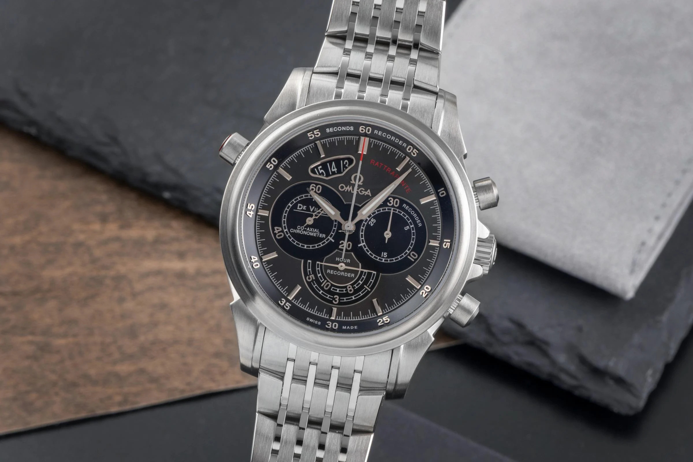Omega De Ville Co-Axial Chronoscope Chrono Rattrapante Automatik Ref 422.10.44.51.06.001